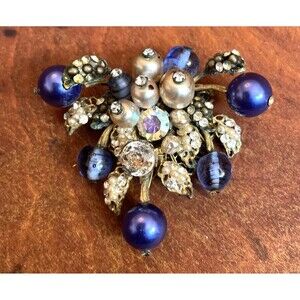Vintage Vendome Pendant Signed Costume Jewelry Repair Recycle